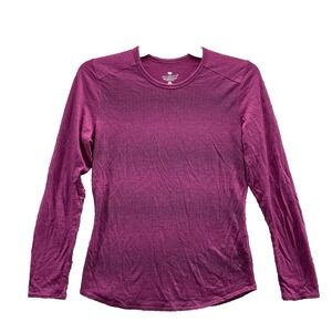 Segments 100% Merino Wool Shirt Womens Small Baselayer Ski Winter Hiking Outdoor